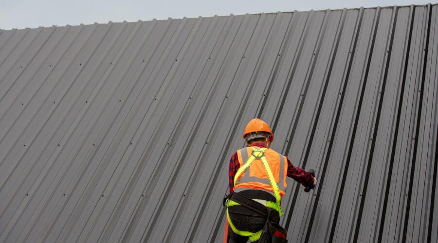Professional metal roof installation services in Butte, NE